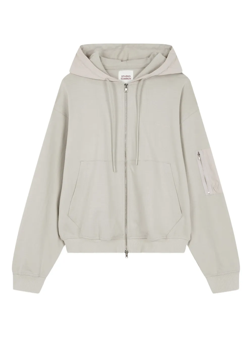STUDIO TOMBOY hoodie con cierre | gris | Image 1