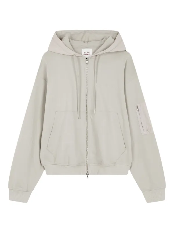 TOMBOY ジップアップ パーカー | グレー | FARFETCH JP