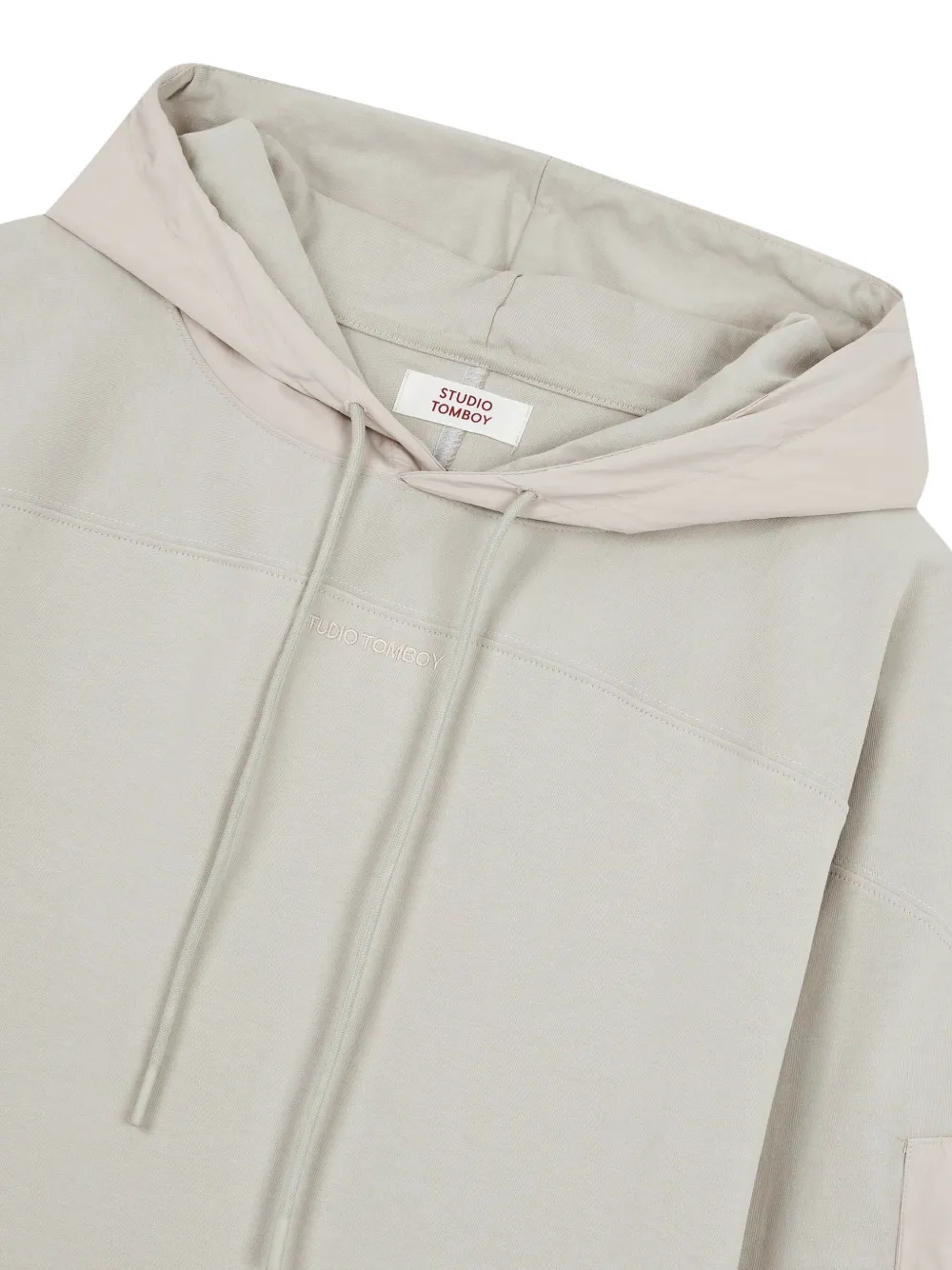 STUDIO TOMBOY Cargo pullover met capuchon Grijs