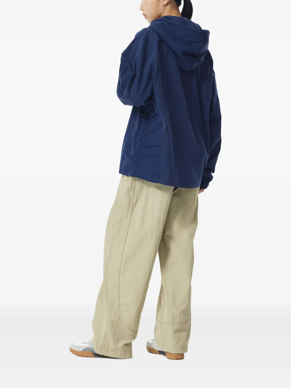 STUDIO TOMBOY Hoodie met band-detail Blauw