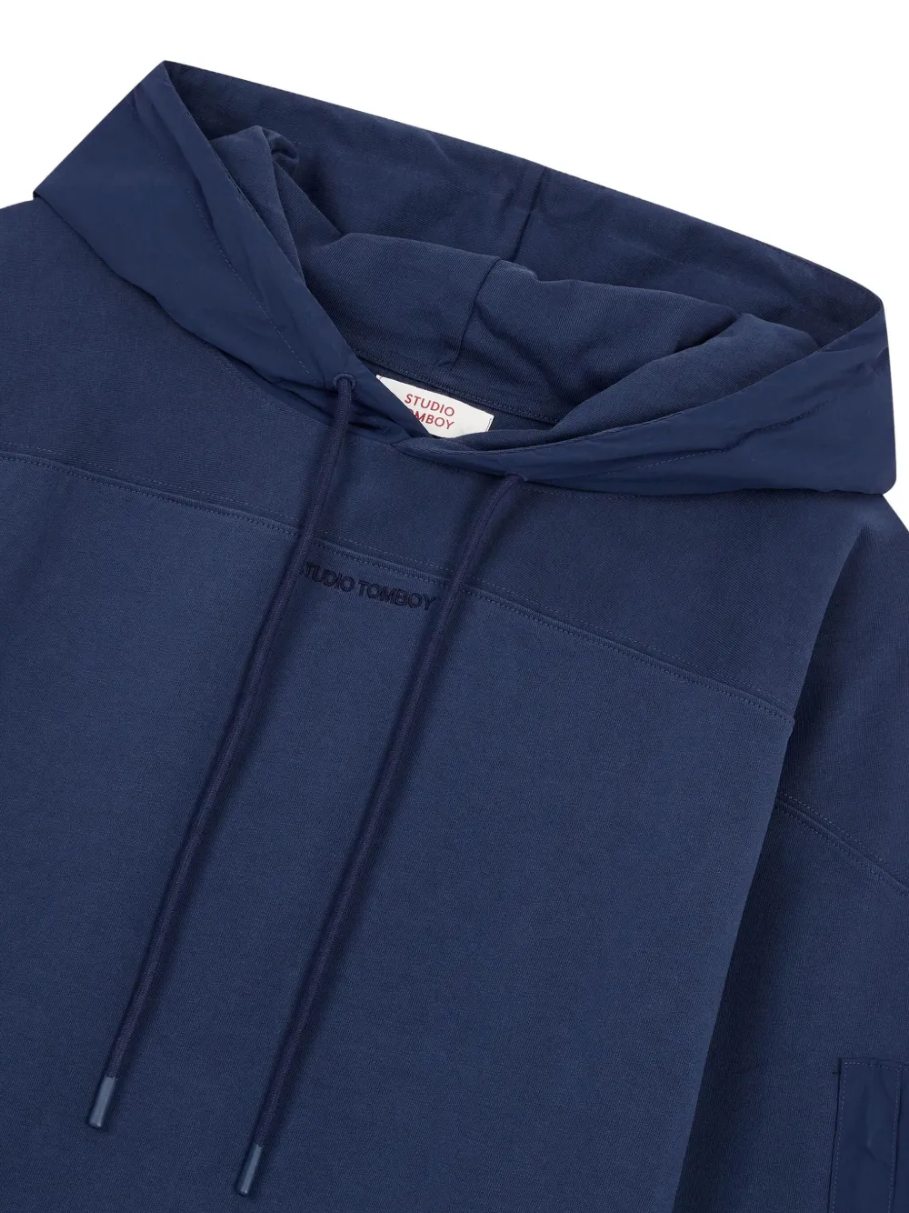 STUDIO TOMBOY Hoodie met band-detail Blauw