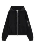 STUDIO TOMBOY zip-up hooded sweatshirt - Black