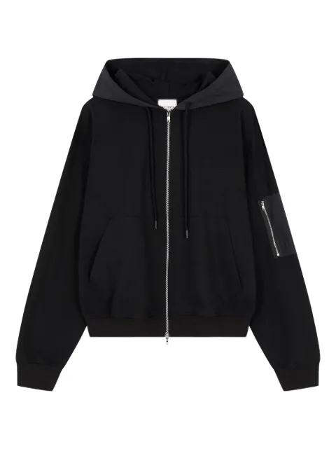 STUDIO TOMBOY zip-up hooded sweatshirt