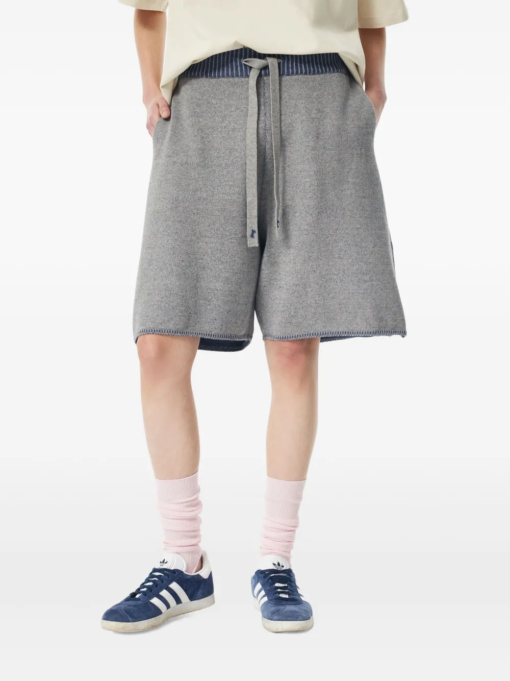 STUDIO TOMBOY short à détails en maille | Bermudas | Image 2