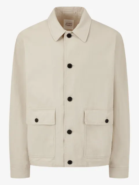 TOMBOY button-front utility jacket