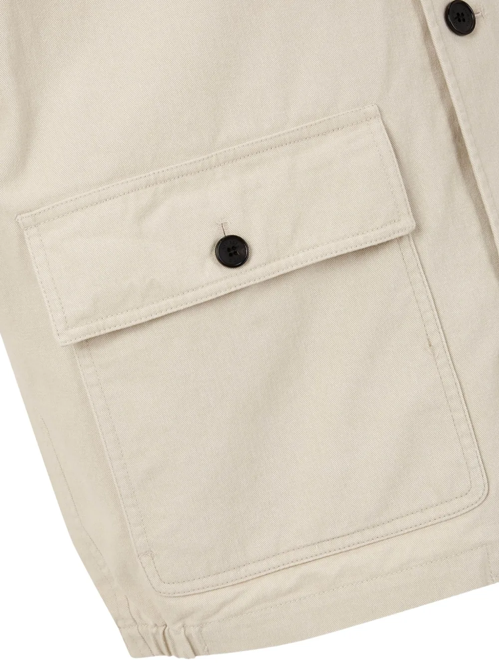 STUDIO TOMBOY Cargo jack met knopen Beige