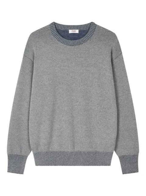STUDIO TOMBOY contrasting-trim sweater