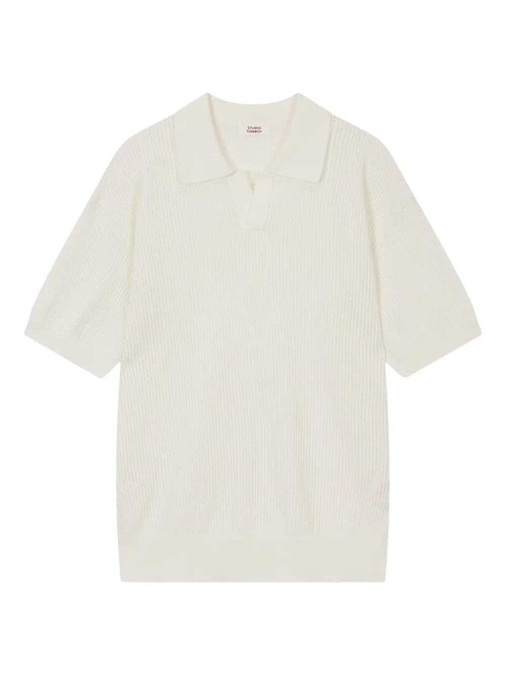 STUDIO TOMBOY playera de canalé | blanco | Image 1