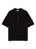 STUDIO TOMBOY ribbed polo shirt - Black