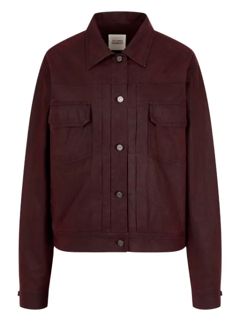 STUDIO TOMBOY coated denim jacket