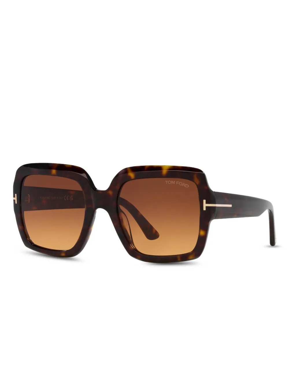 TOM FORD Eyewear Kaya tortoiseshell oversized sunglasses | Image 2