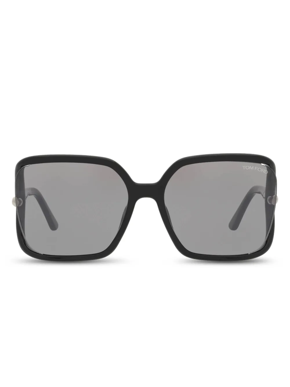 TOM FORD Eyewear Solange 02 oversized geometric sunglasses | Black | Image 1