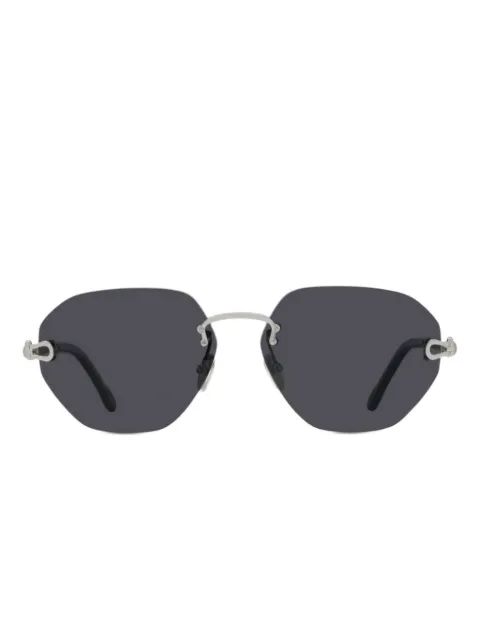 Fred geometric-frame sunglasses