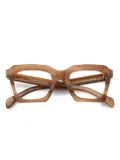 Kador Kallima square-frame glasses - Brown