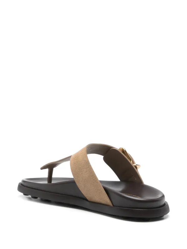 【TOD'S】SUEDE SANDALS Tod's women's suede sandal xxw70k0gu70re0 Tobacco