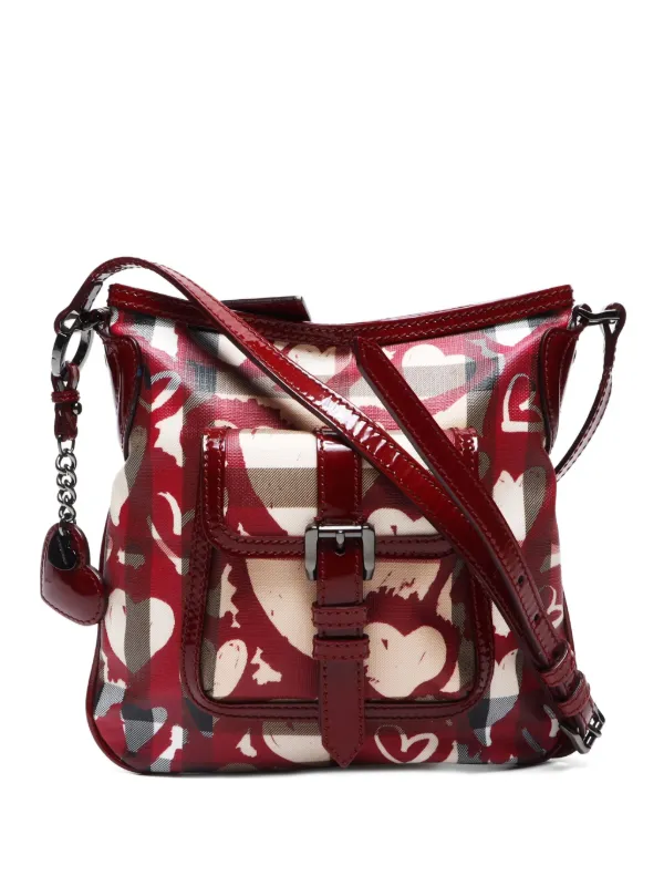 Burberry Pre-Owned 2000-2020s ハート ノバチェック ショルダー