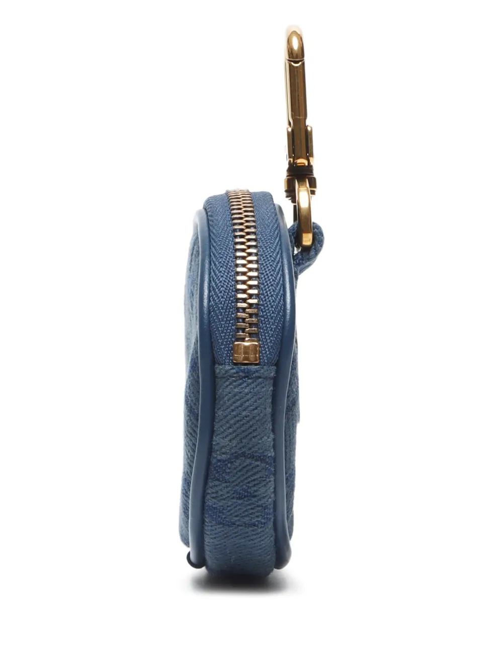 Pre-owned Louis Vuitton 2000's Denim Monogram Purse In 蓝色