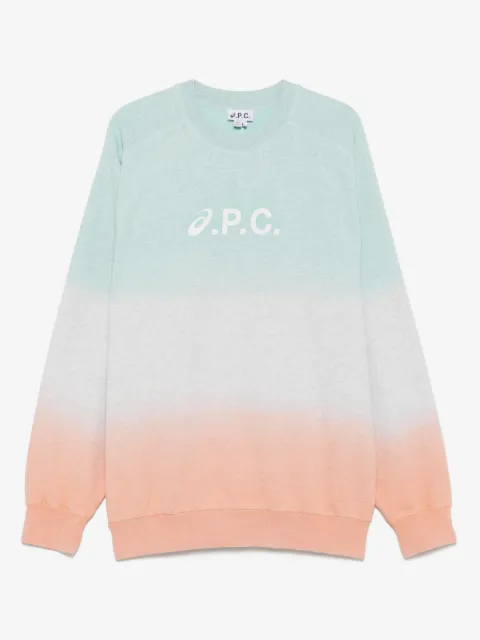 A.P.C. x asics logo-print sweater