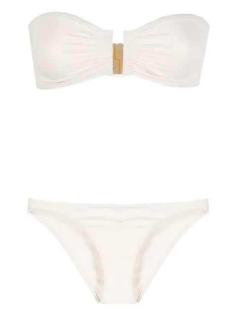 ERES strapless-top bikini set