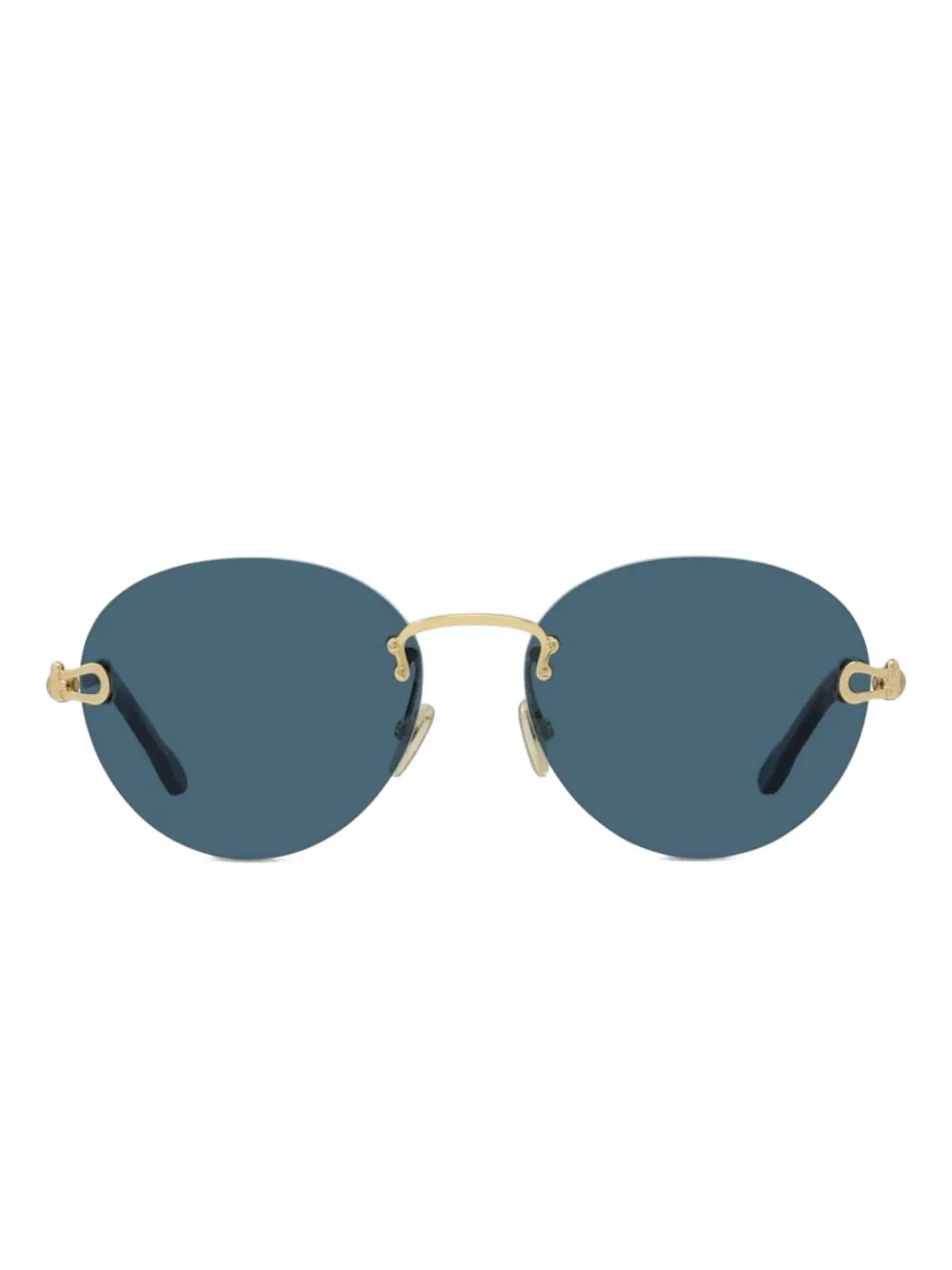 Fred round-frame sunglasses Goud