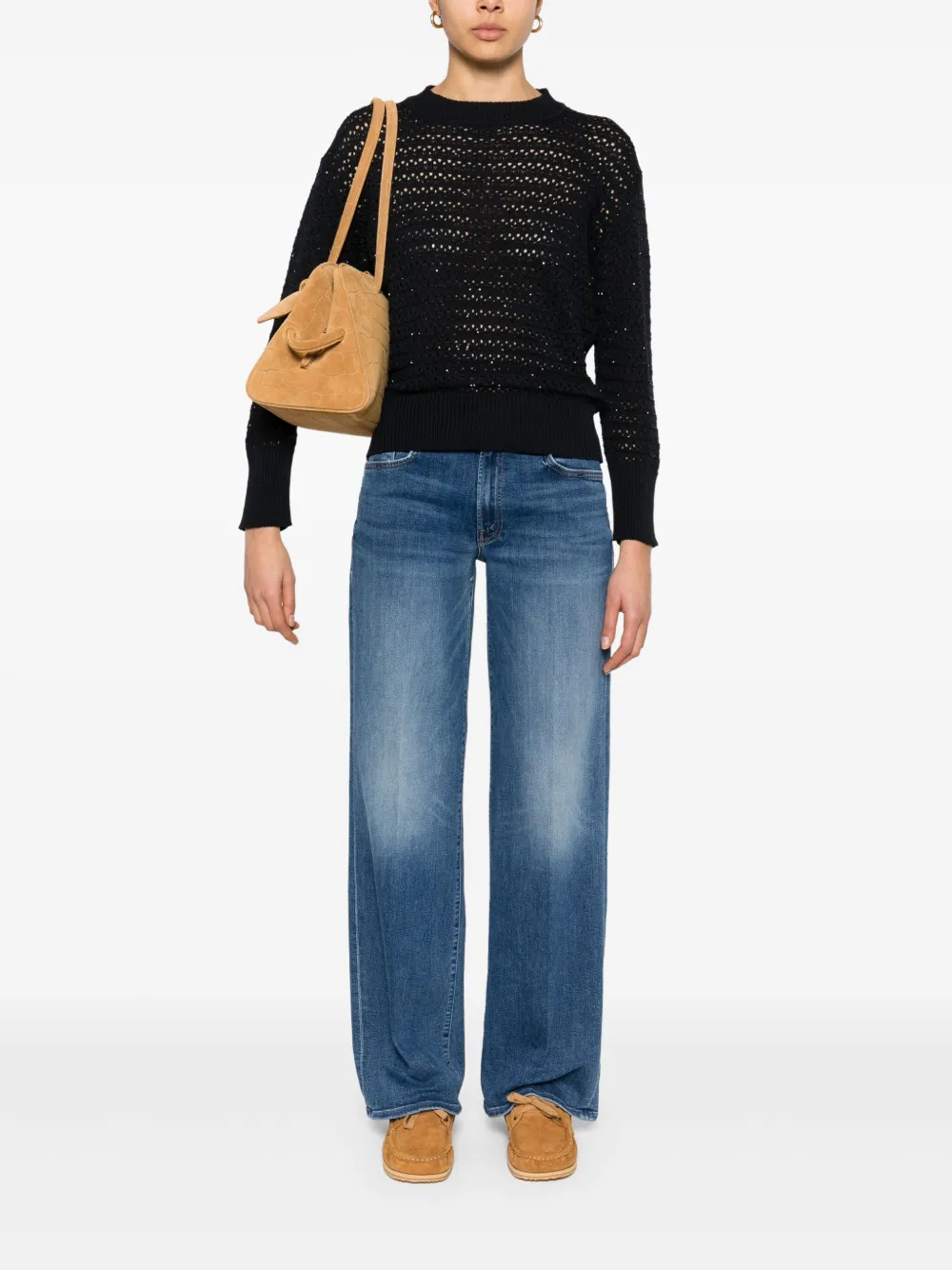 MOTHER Maven Sneak jeans - Blauw