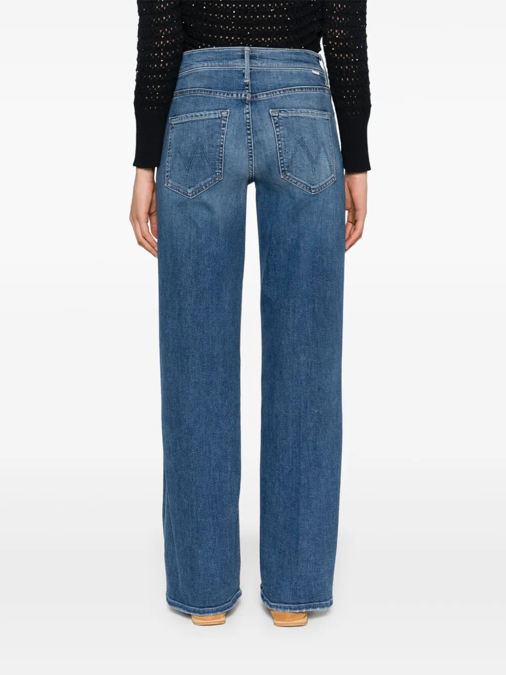 MOTHER Maven Sneak jeans Blauw