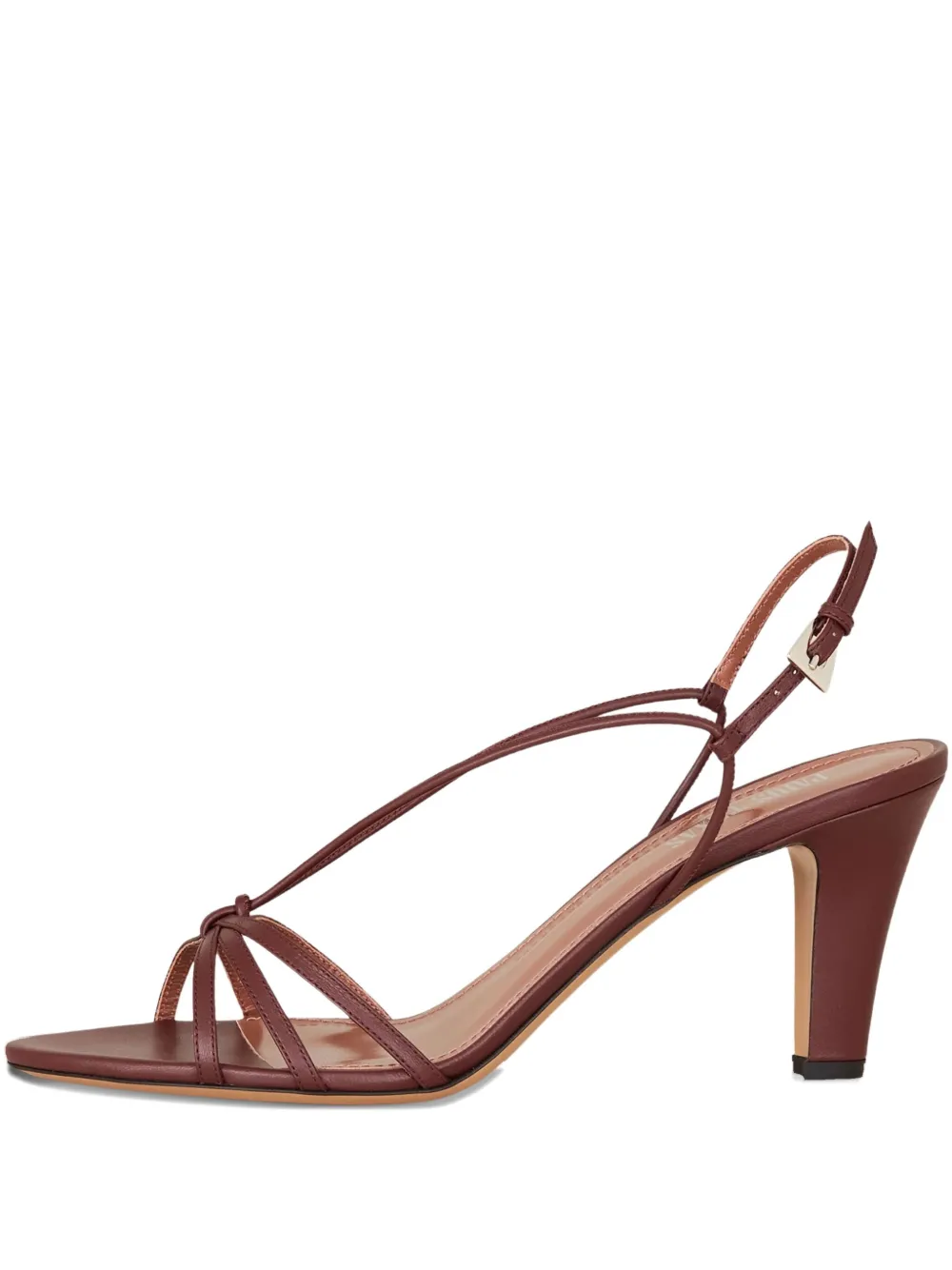 Paris Texas 75mm Bianca Strappy Sandal In Brown