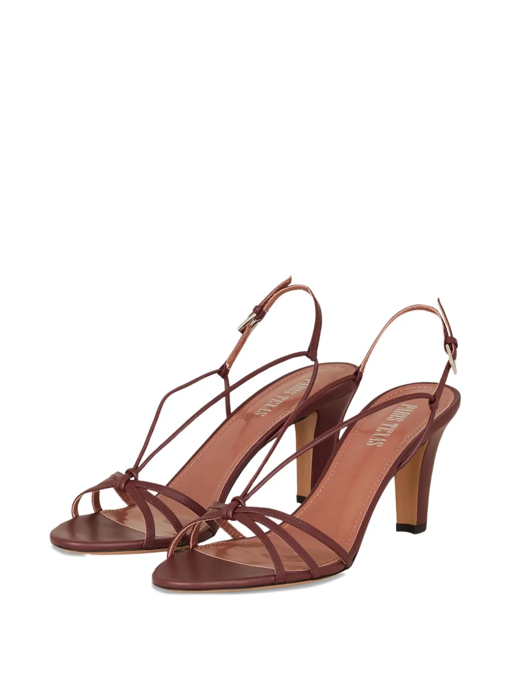 Paris Texas 75mm Bianca Strappy Sandal In Brown