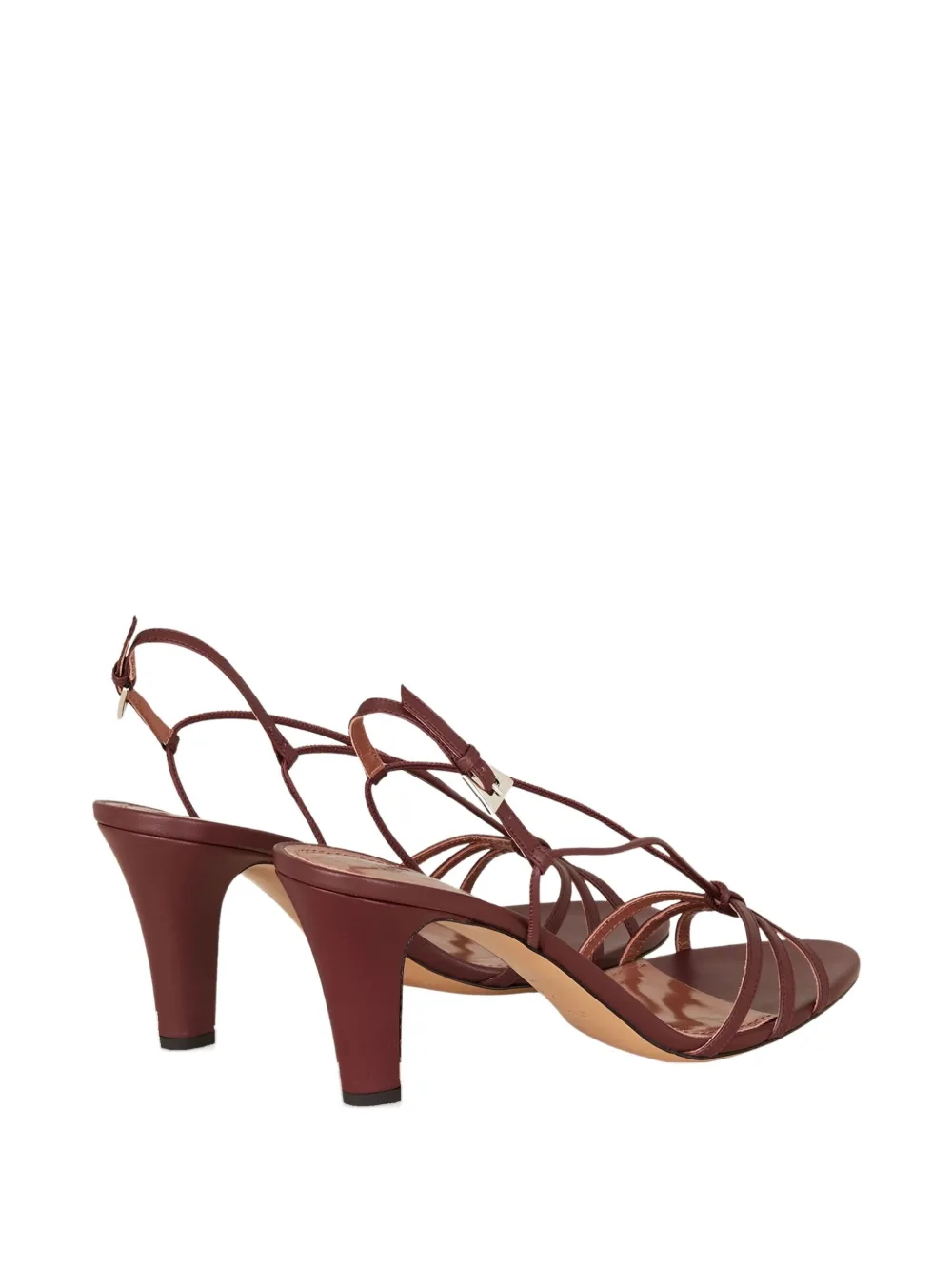 Paris Texas 75mm Bianca Strappy Sandal In Brown