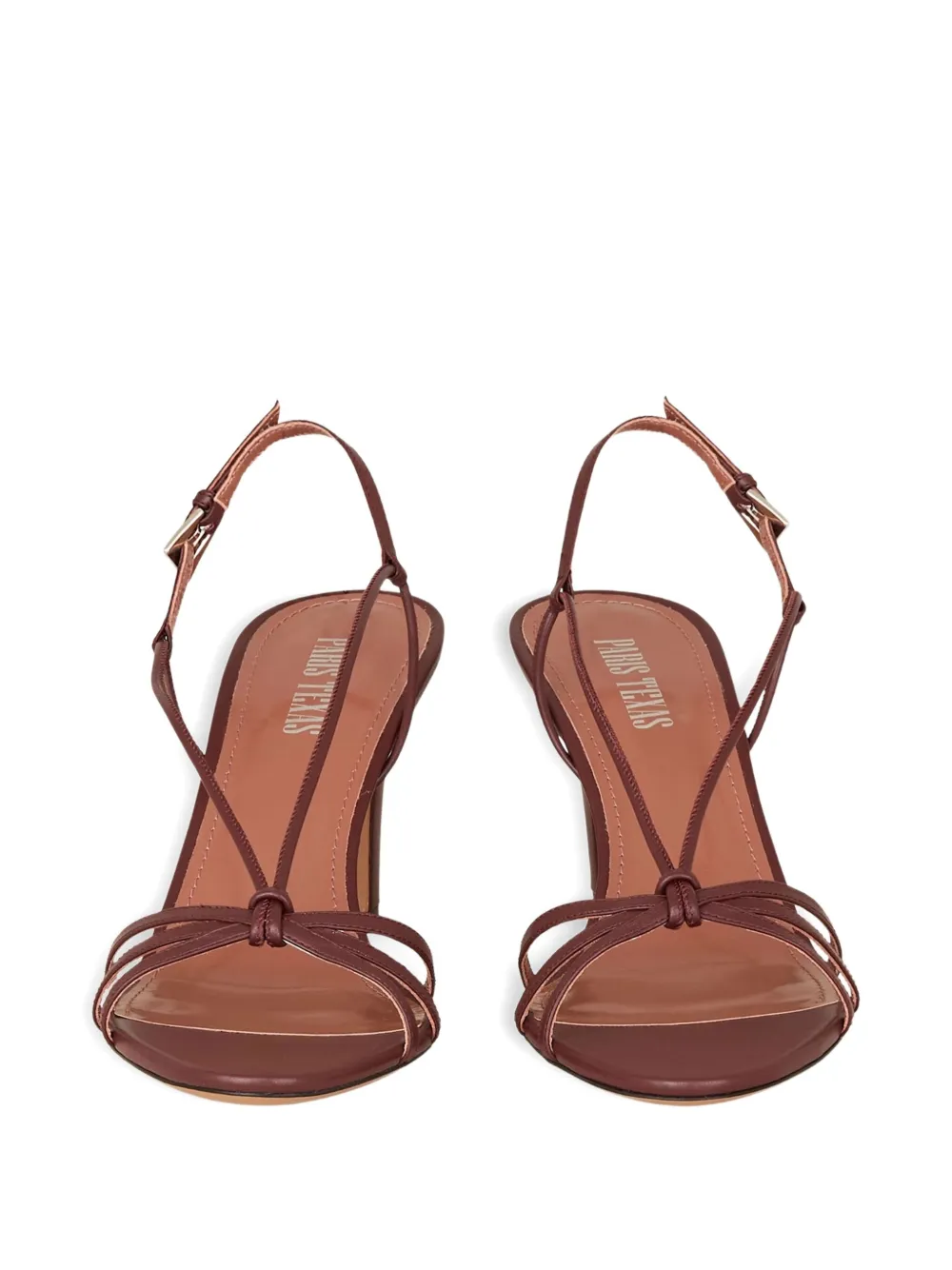 Paris Texas 75mm Bianca Strappy Sandal In Brown