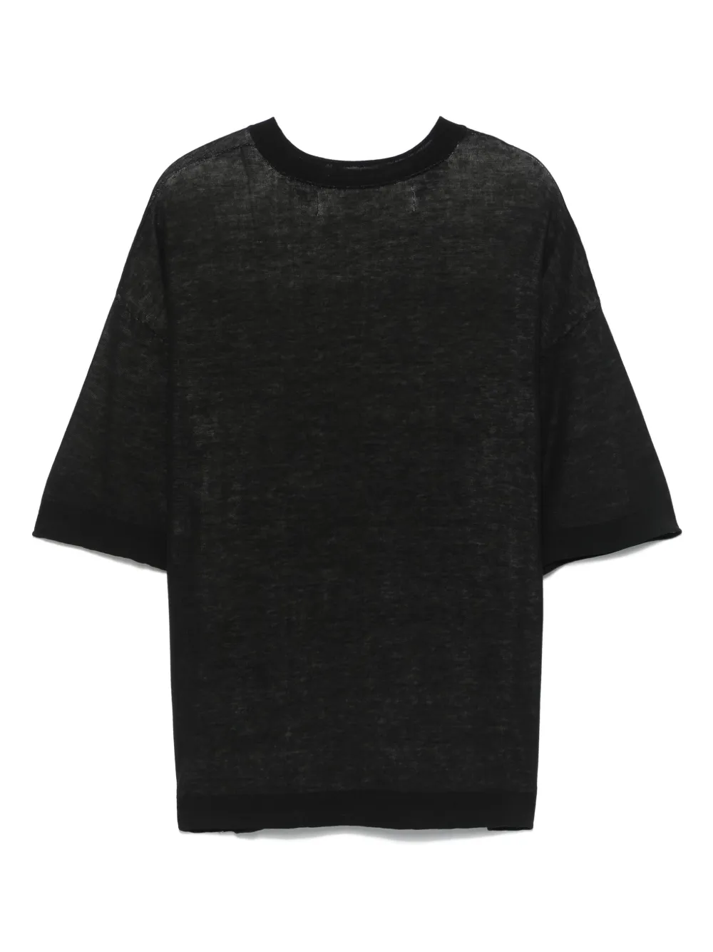 Isabel Benenato Katoenen T-shirt - Zwart