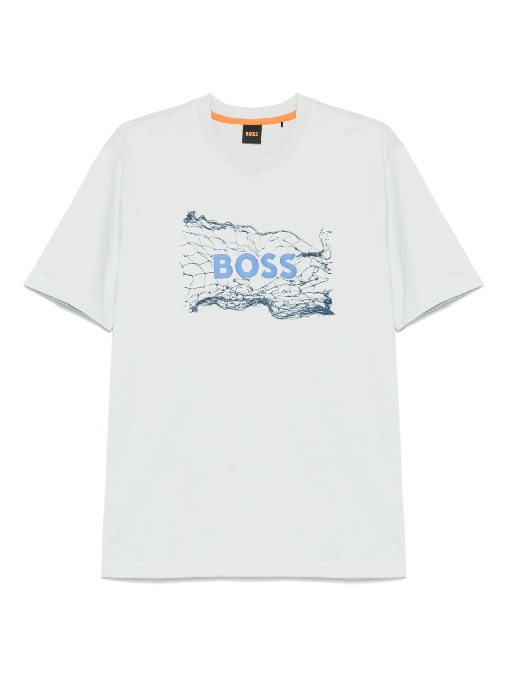 BOSS playera con logo artístico | azul | Image 1