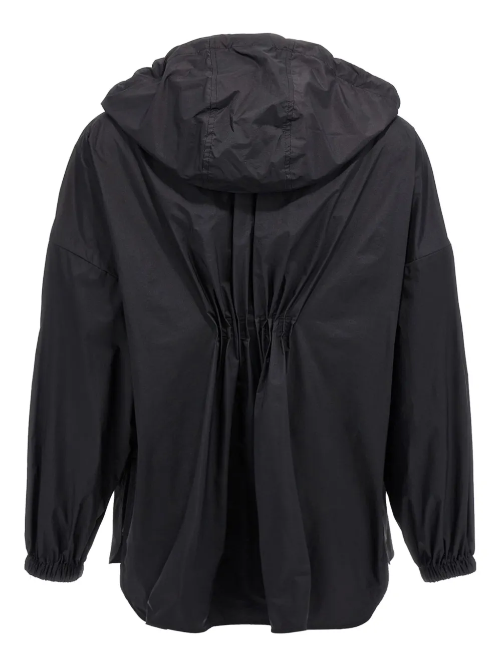 Shop Moncler Hooded Parka In Black