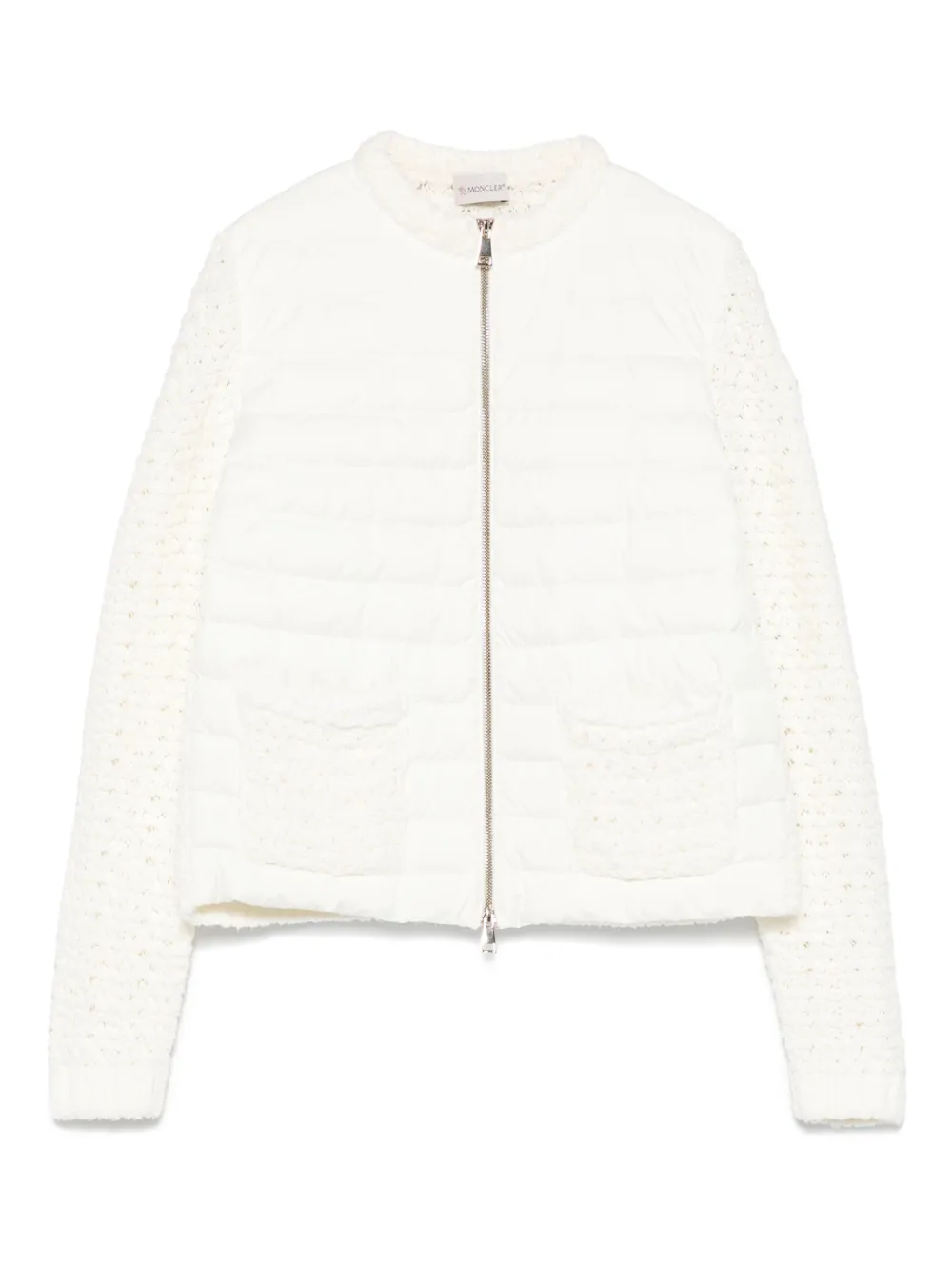 Moncler Gewatteerd jack met rits Wit