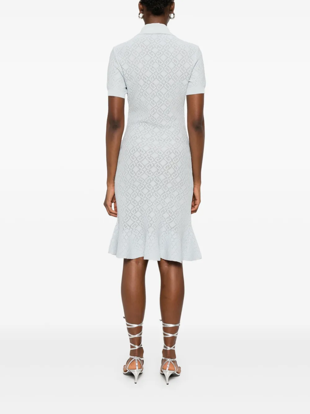 Givenchy Gebreide midi-jurk Blauw