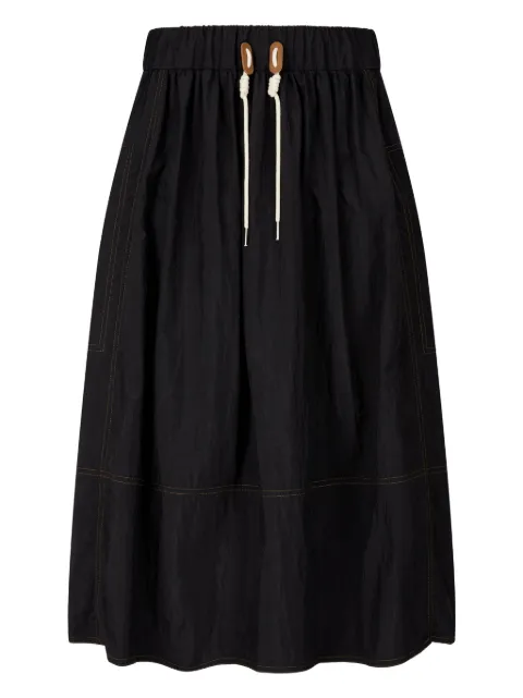 STUDIO TOMBOY drawstring-waist midi skirt