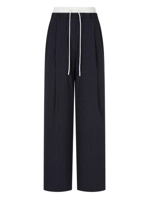 STUDIO TOMBOY pinstripe wide-leg trousers