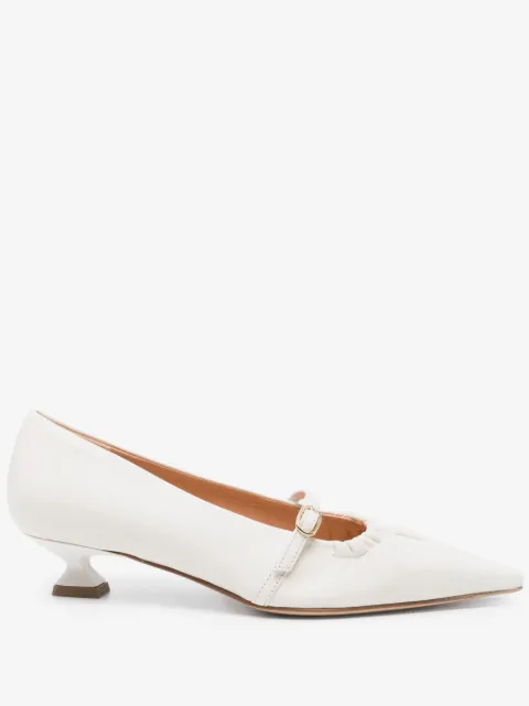 The Seller 35mm leather pumps