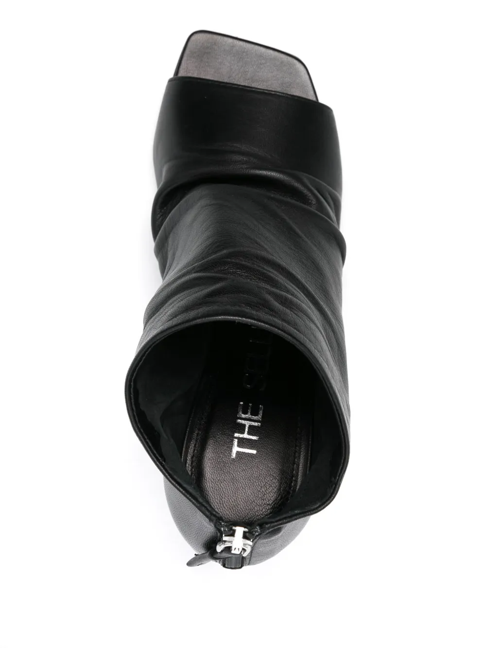 The Seller 70mm leather boots Black