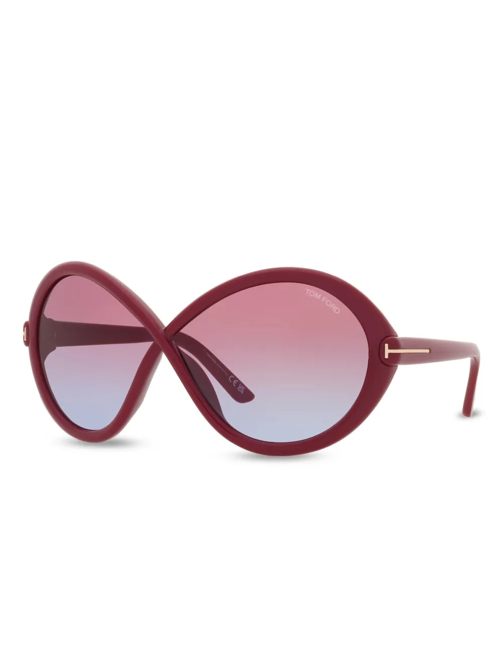 TOM FORD Eyewear Jada oversized sunglasses | Image 2