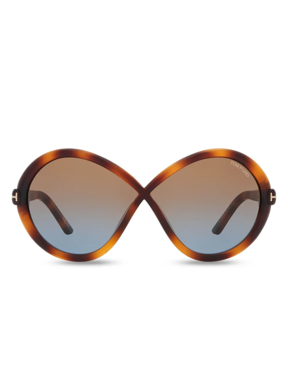 TOM FORD Eyewear Jada oversized sunglasses | Green | Image 1