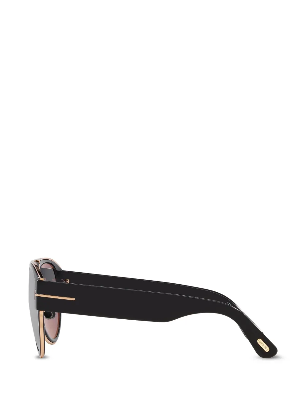 Tom Ford Lyle 02 Shield Sunglasses In Black