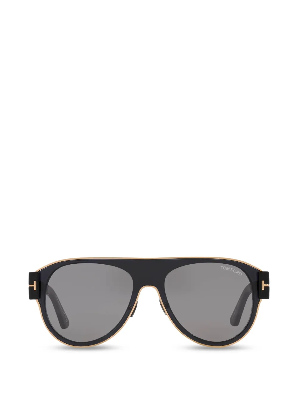 Tom Ford Lyle 02 Shield Sunglasses In Black