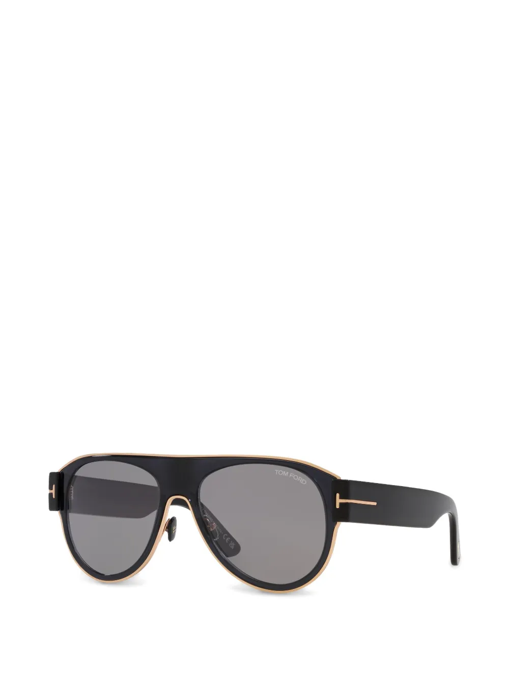 Tom Ford Lyle 02 Shield Sunglasses In Black