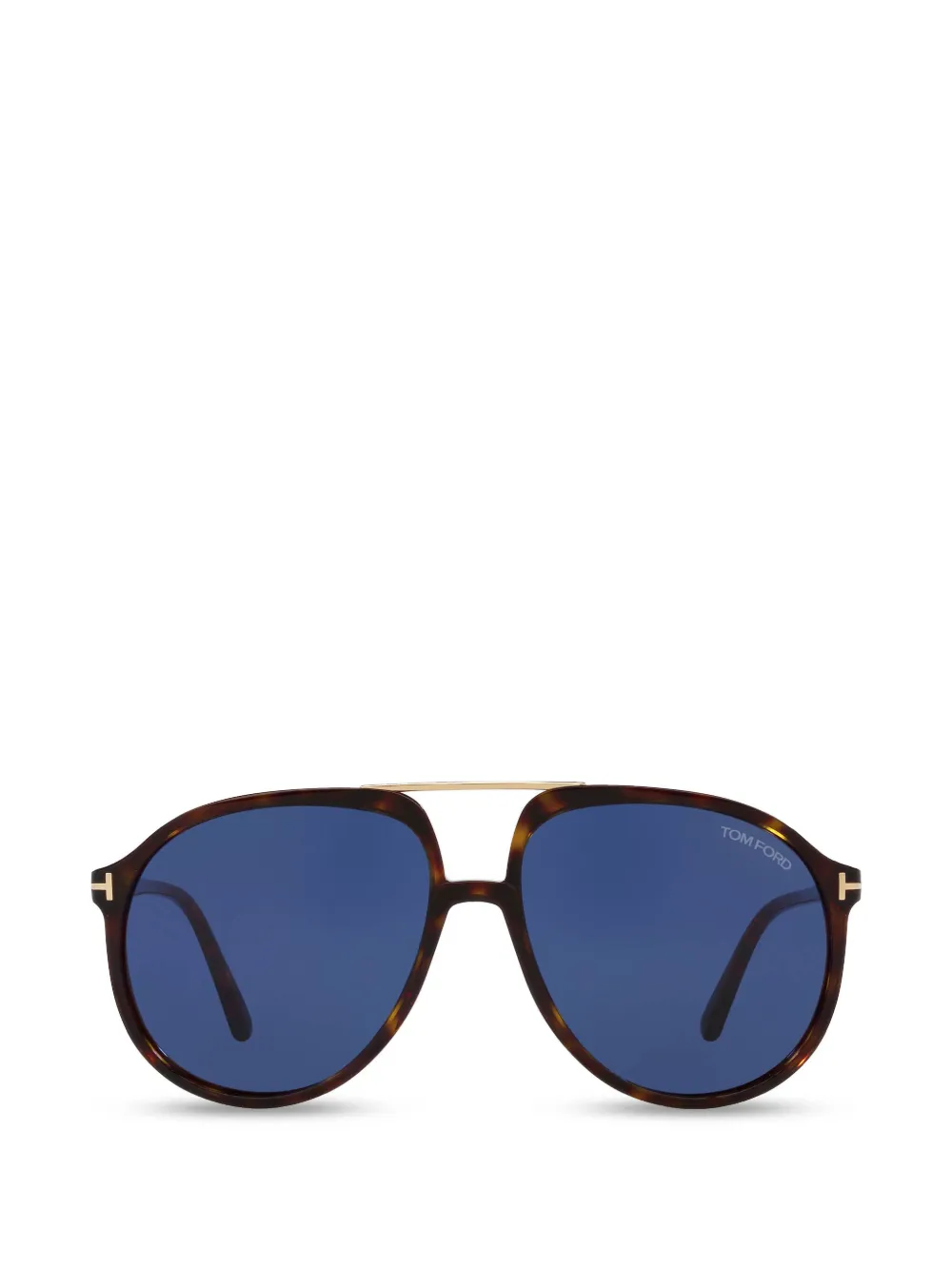 Tom Ford Tortoiseshell Oversized Sunglasses In Green