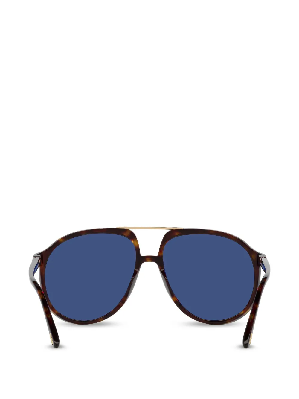 Tom Ford Tortoiseshell Oversized Sunglasses In Green