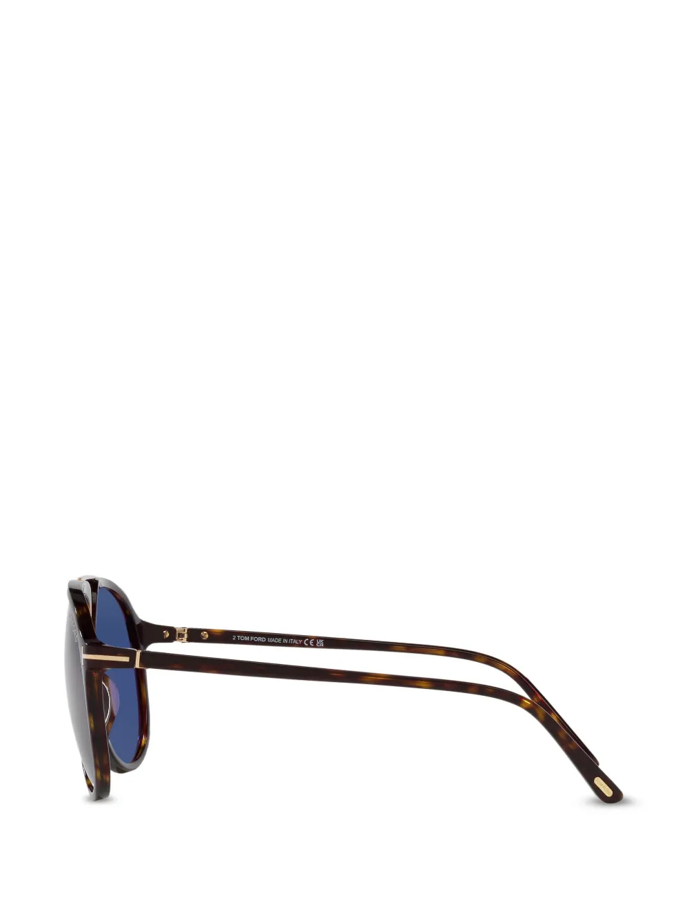 Tom Ford Tortoiseshell Oversized Sunglasses In Green