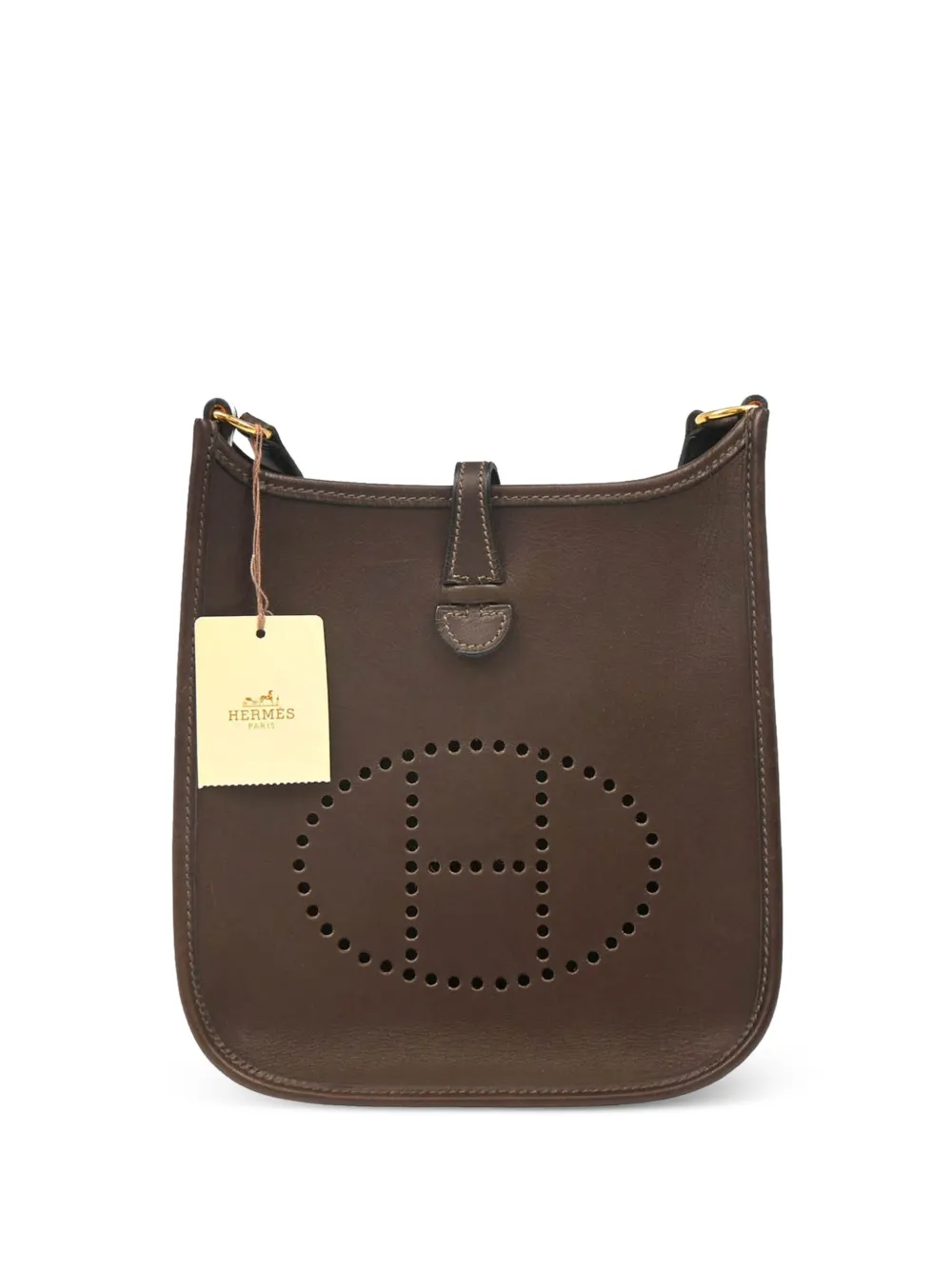 Hermès Pre-Owned 2003 エヴリン TPM ショルダーバッグ - ブラウン Hermès Pre-Owned 2003 エヴリン TPM ショルダーバッグ - ブラウン