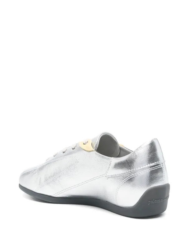 PALOMA WOOL｜SNEAKERS (Miles (TY0001-810)) MILES B-Navy lace-up men's leather sneakers with rubber sole