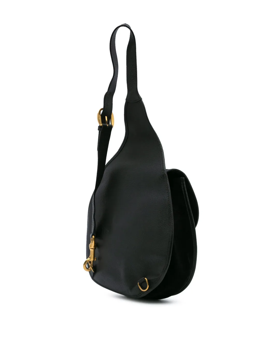 Gucci Pre-Owned Borsa a tracolla Sling Horsebit in pelle scamosciata XX secolo | Borse | Image 2